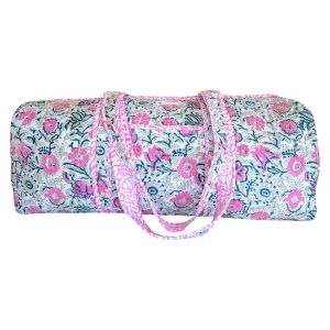 Sac de Voyage Kavita Blanc et Rose