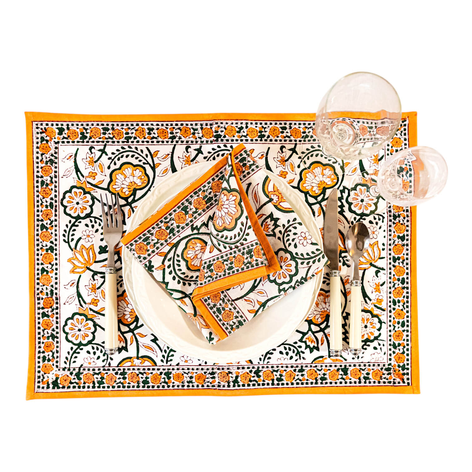 2 Set de Table en Coton Kamala – Image 2