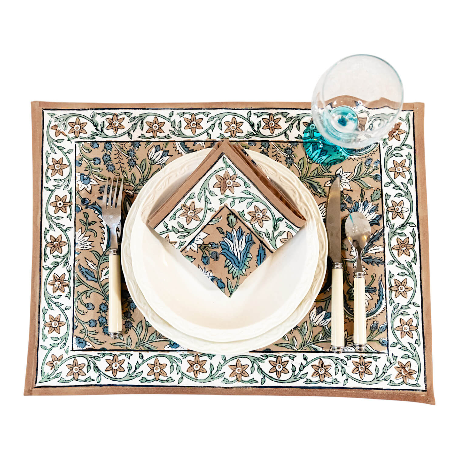 2 Set de Table en Coton Champa – Image 2