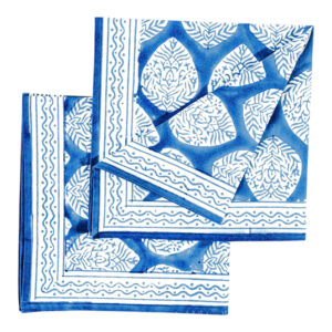 2 serviettes de table en coton Priya