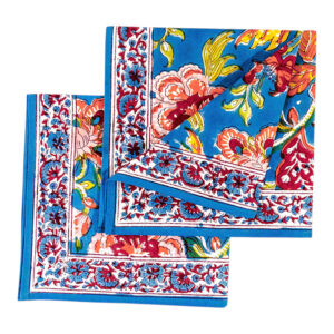 2 serviettes de table en coton Goa