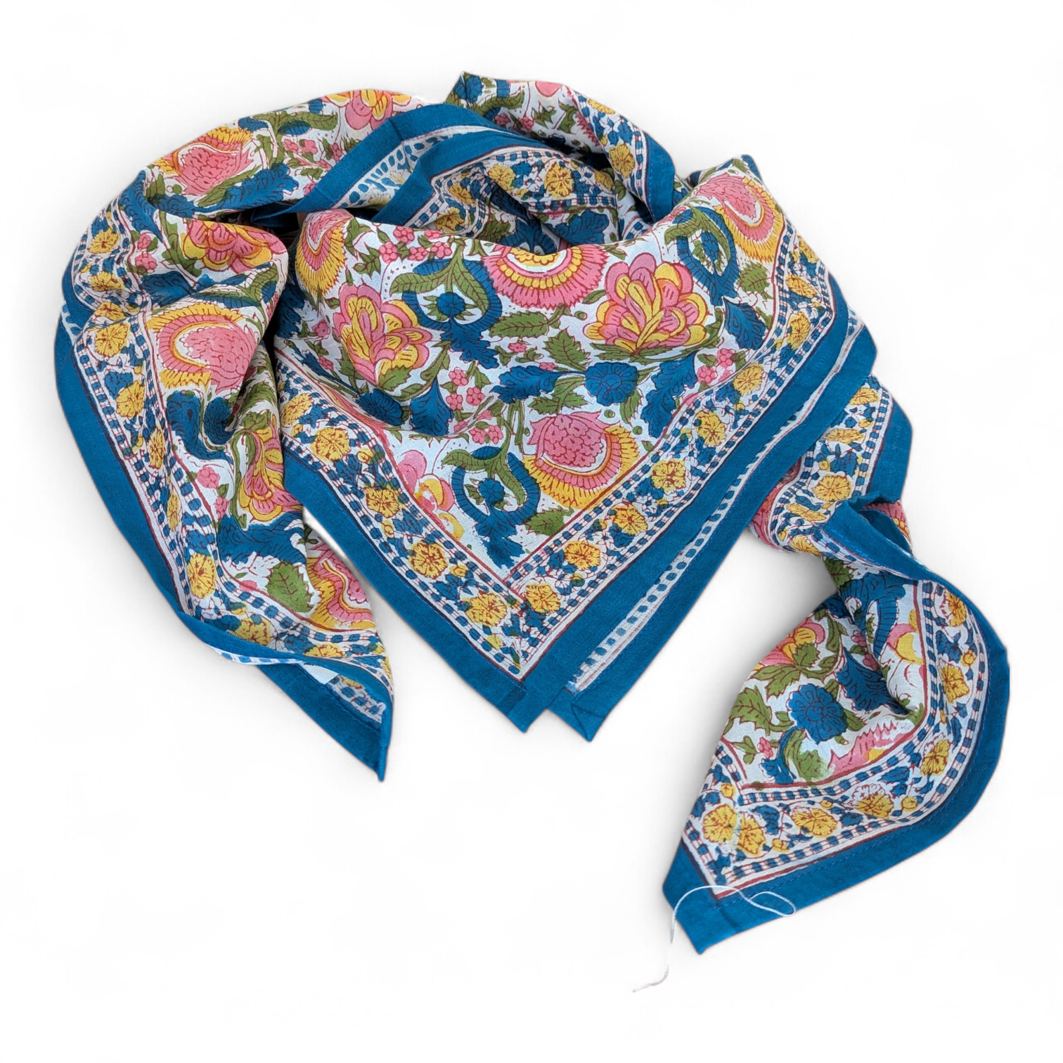 Foulard Diya Bleu