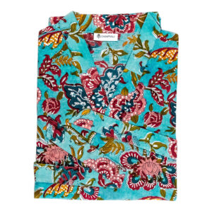 Kimono en coton block print