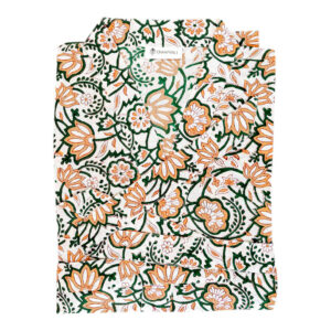 Kimono en voile de coton baige très léger et elégant. Imprimés au block print